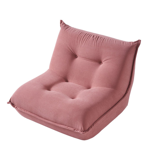 Armless Floor Lounge Chair for Relaxed Living Spaces - Pink