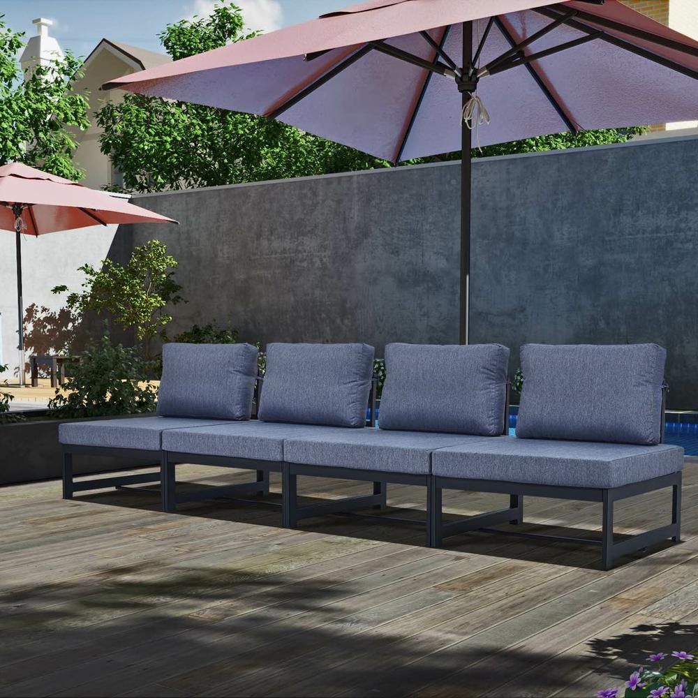 Outdoor 2-Piece Conversation Sofa Set