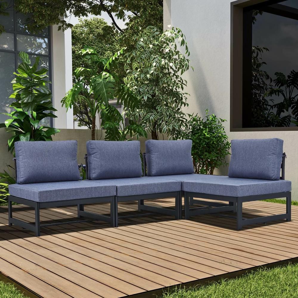 Outdoor 2-Piece Conversation Sofa Set