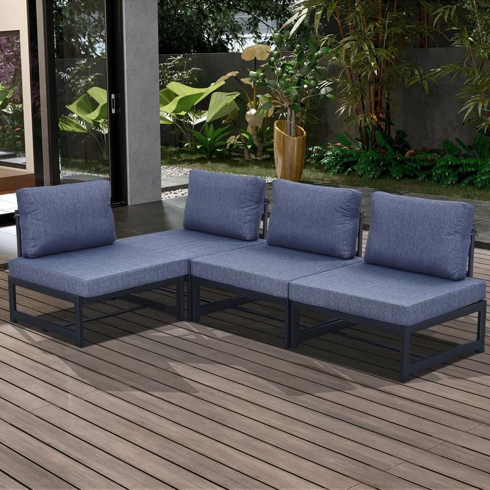 Outdoor 2-Piece Conversation Sofa Set