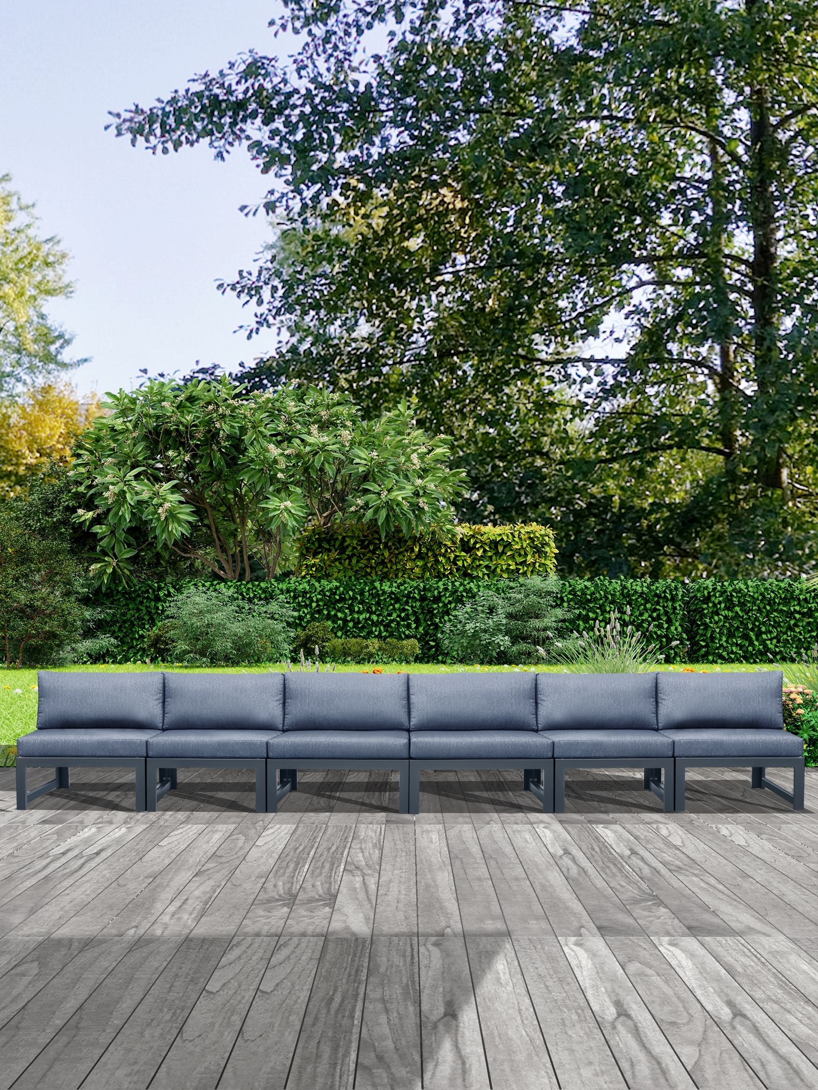 Outdoor Armchair Set with Cushions - 2 Piece