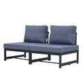 Outdoor 2-Piece Conversation Sofa Set - 2pcs Sofa