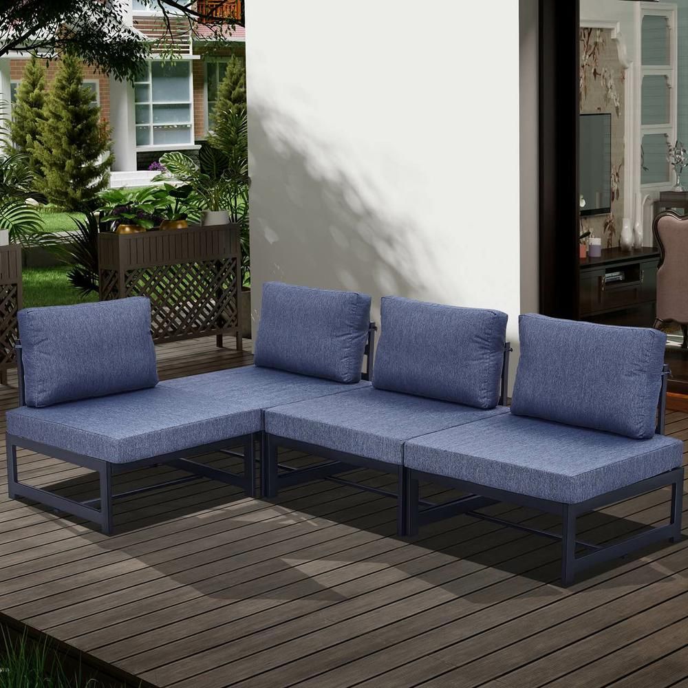 Outdoor 2-Piece Conversation Sofa Set