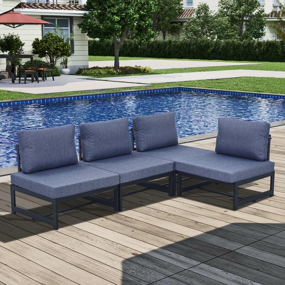 Outdoor 2-Piece Conversation Sofa Set